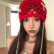 Pearl Bow Hat