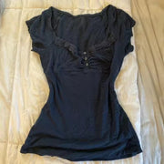 Flattering Short-Sleeve Top for Women