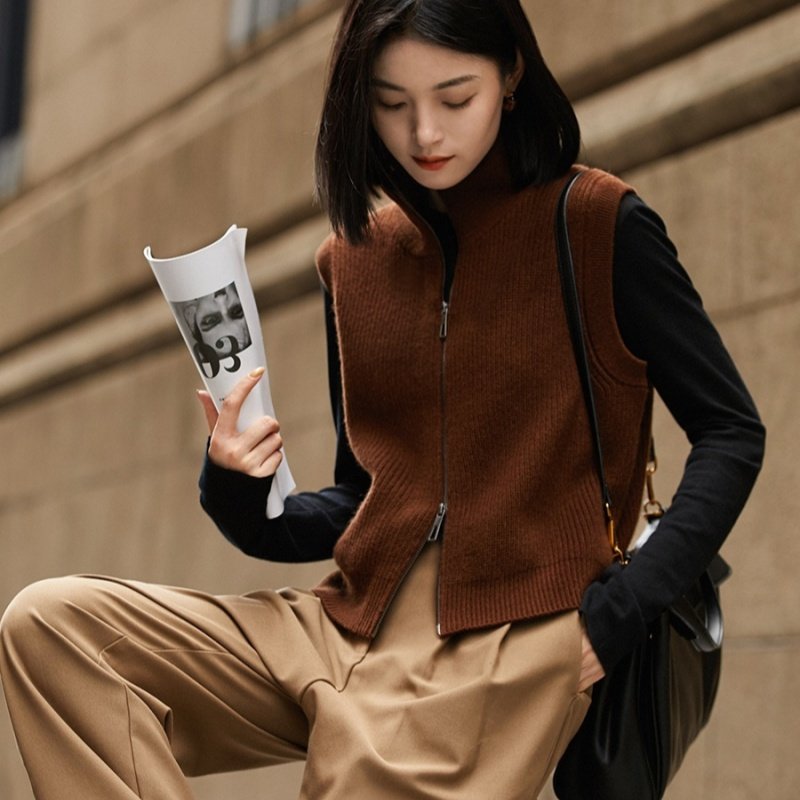 Cozy Merino Wool Vest for Women