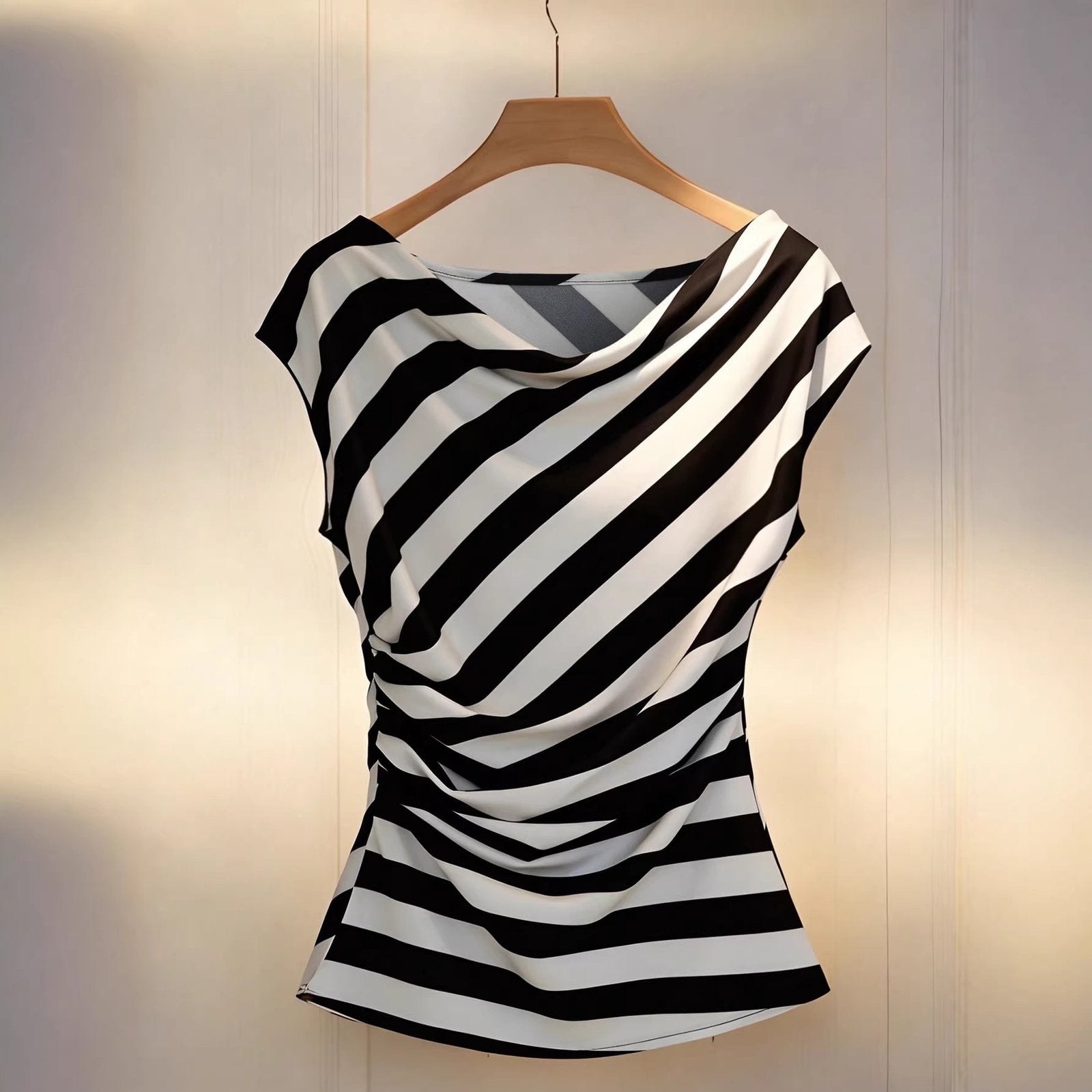Summer Resort Twill Shirt Top for Women