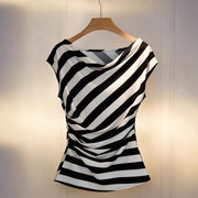 Summer Resort Twill Shirt Top for Women