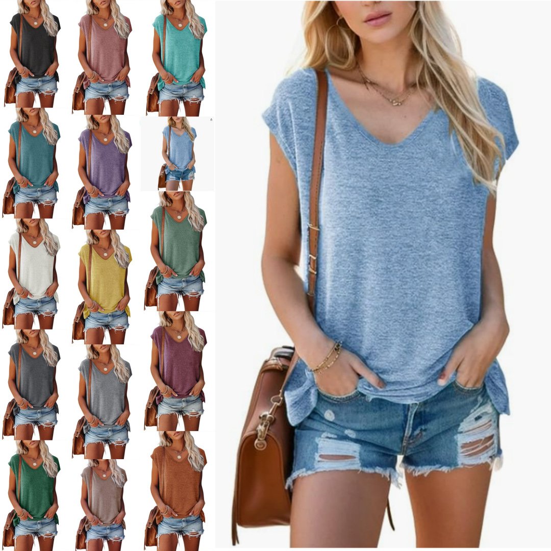 Casual V-Neck Tee