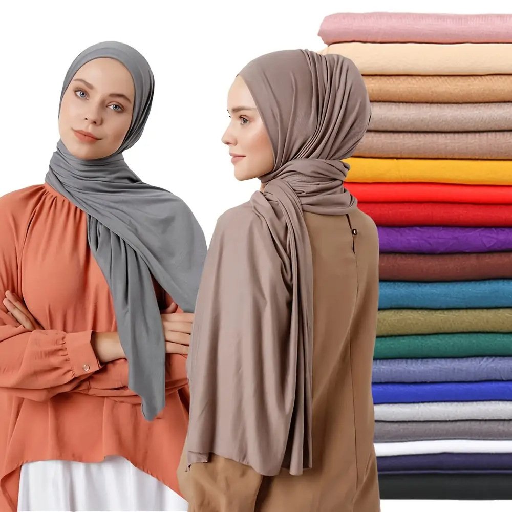 Breathable Modal Scarf for Women, Unisex Headscarf, Mid-Length, All Seasons