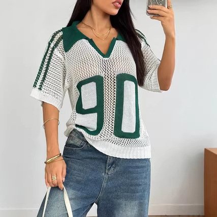 Retro Chic Knit Top