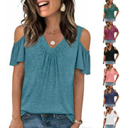 Relaxed Fit V-Neck Top