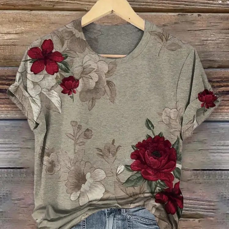 V-Neck Short-Sleeve Top