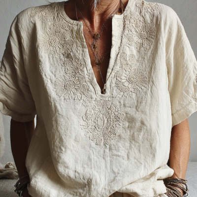 Elegant Off-shoulder Short-sleeved Top for Women