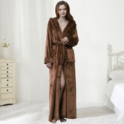 Cozy Couples Flannel Robe for Autumn Winter