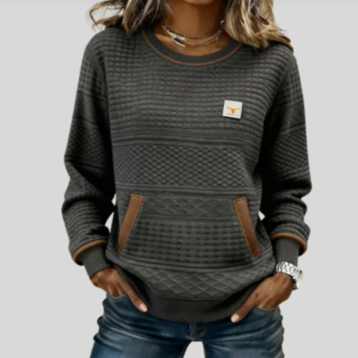Stay Cozy in Style: Chunky Knit Striped Sweater