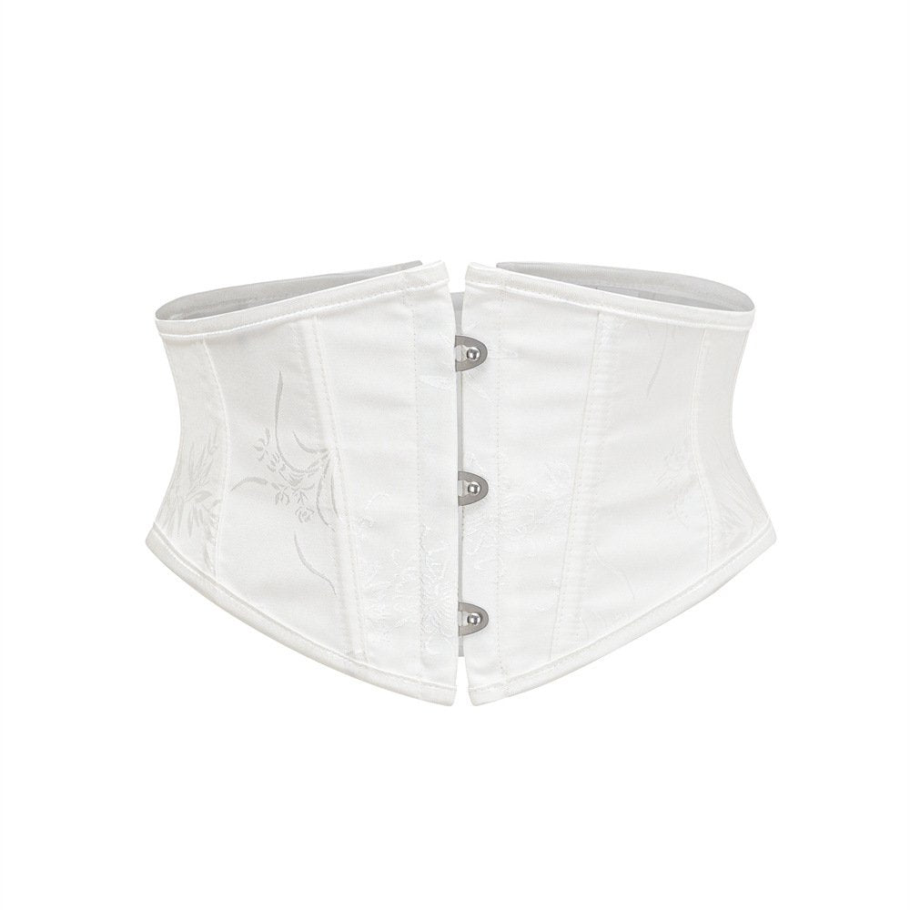 Fishbone Corset with 3-Clasp Closure