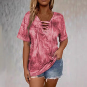 Vibrant Tie-Dye Casual Tee for Women