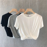 Casual Knotted T-Shirt for Women