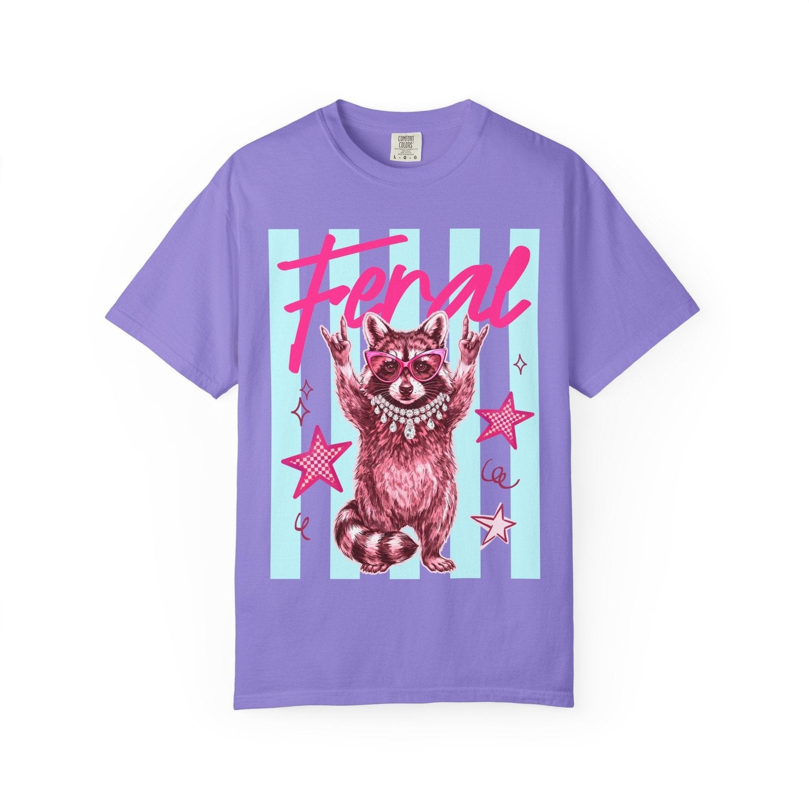 Women's Loose Cartoon Print Short-Sleeve Tops