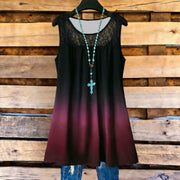 Sleeveless Lace Top for Women