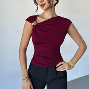 Sleek Slimming Top for Women - Elegant Style