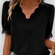 Effortless V-Neck Top for Women