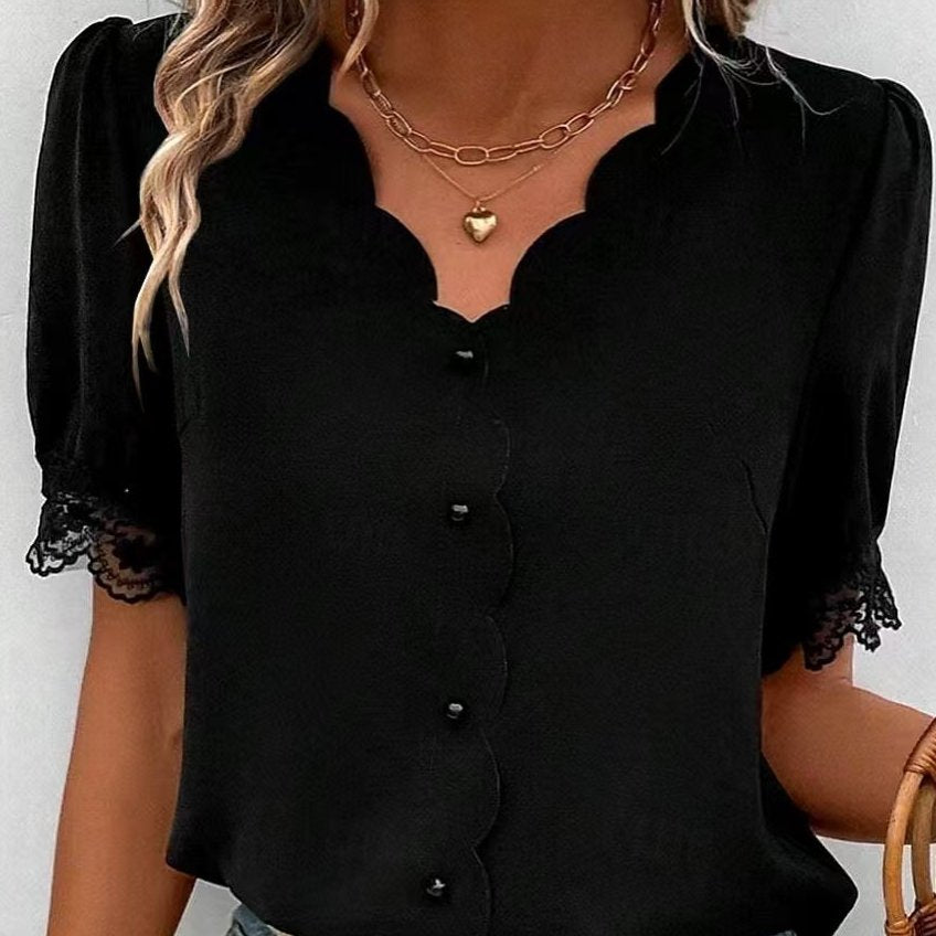 Effortless V-Neck Top for Women