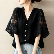 Casual V Neck Top