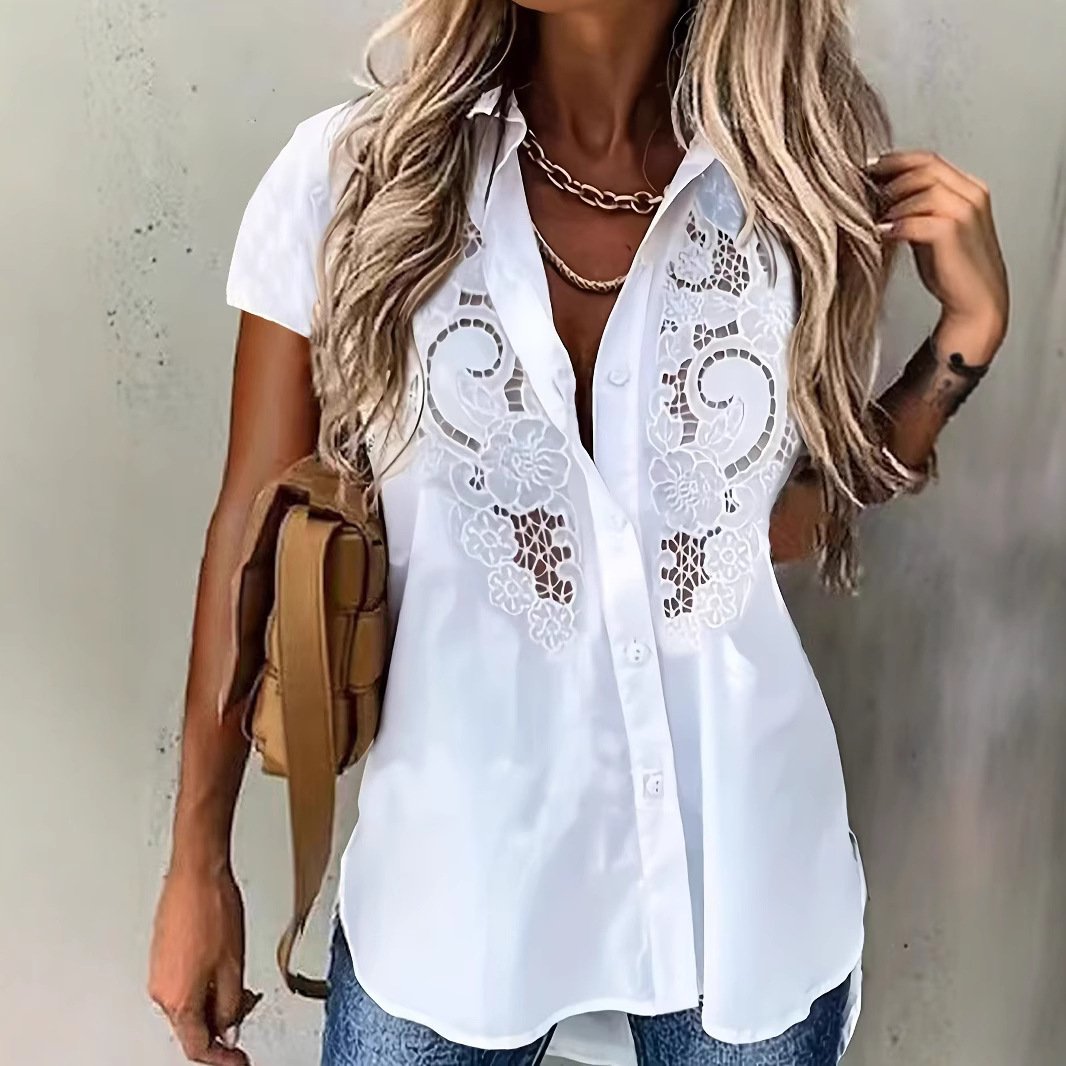 Elegant Cardigan & Blouse