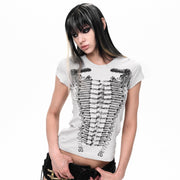 Unique Graphic T-Shirt for Women - New Short Sleeve Style
