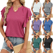 Loose Fit V Neck Top