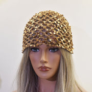 Solid Color Fishnet Hair-tie Head Cap