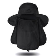 Sun-Protective Face Mask Hat for Women - Khaki, Black, Navy Blue, Light Gray, Dark Gray, Army Green