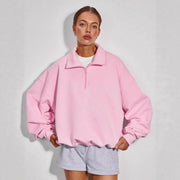 Western Letter Print Hoodie for Women