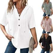 Stay Cool in Summer: Lightweight Waffle-knit Top