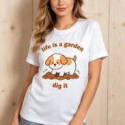 Funny Garden Graphic Tee for Women