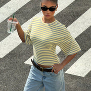 Fitted Solid Color Pullover for Women