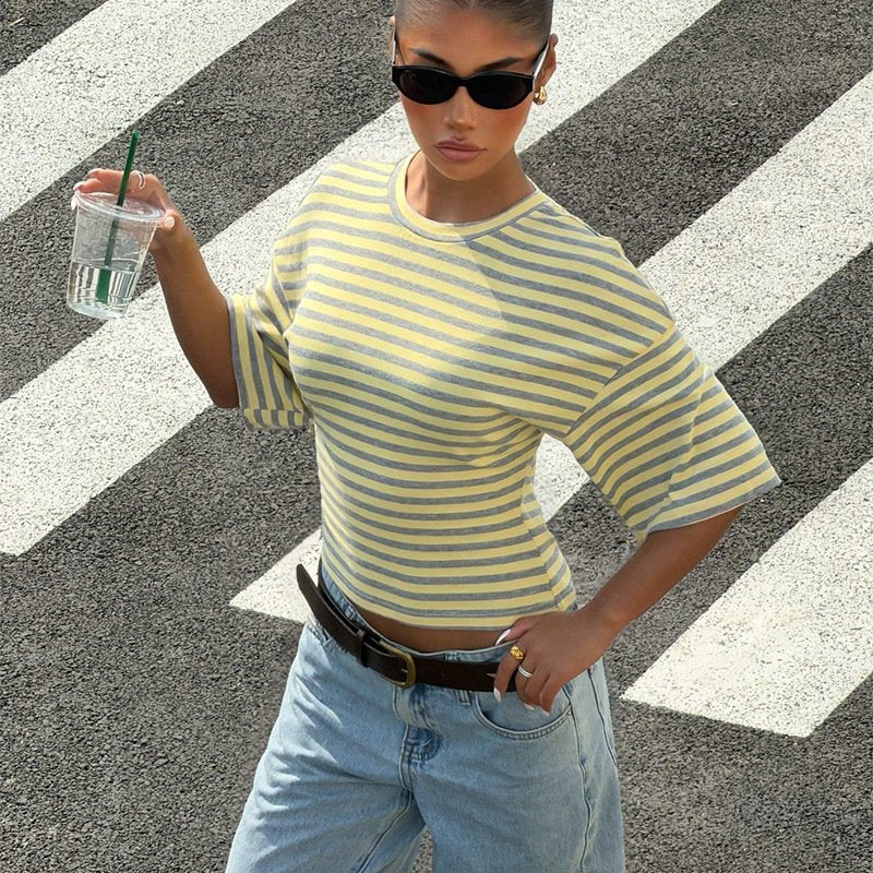 Fitted Solid Color Pullover for Women