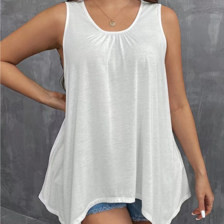 Summer Plus Size Women's Sleeveless Vest