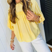 Casual Crew Neck Top for Women