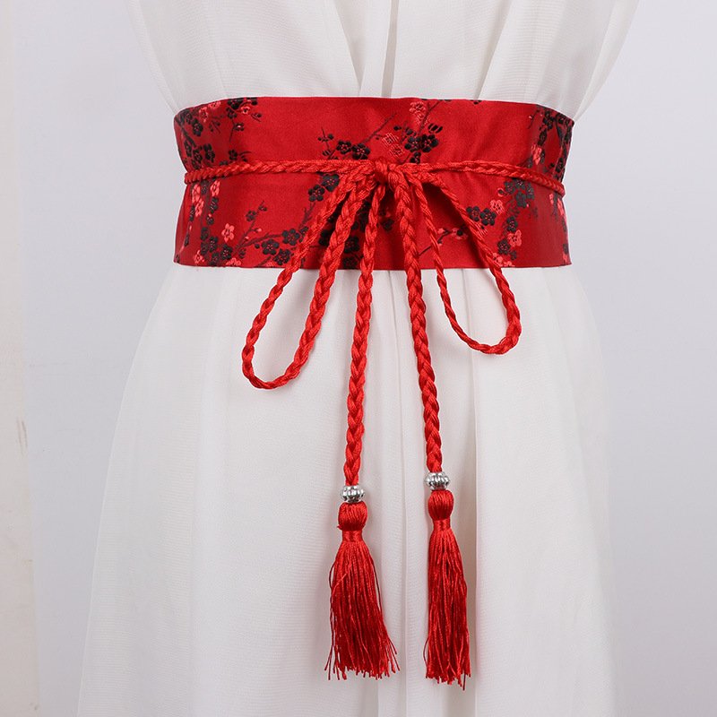 Vintage Embroidered Hanfu Women's Belt Decoration