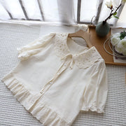 Summer New Arrival Korean-Style Fresh And Sweet Doll Shirt