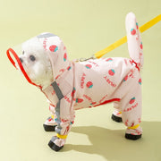 Waterproof Dog Rain Cape for Small Breeds