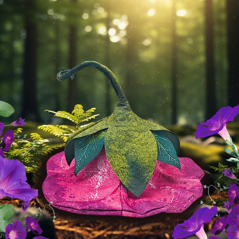 Floral Witch Hat for Women - Spring Summer Fashion