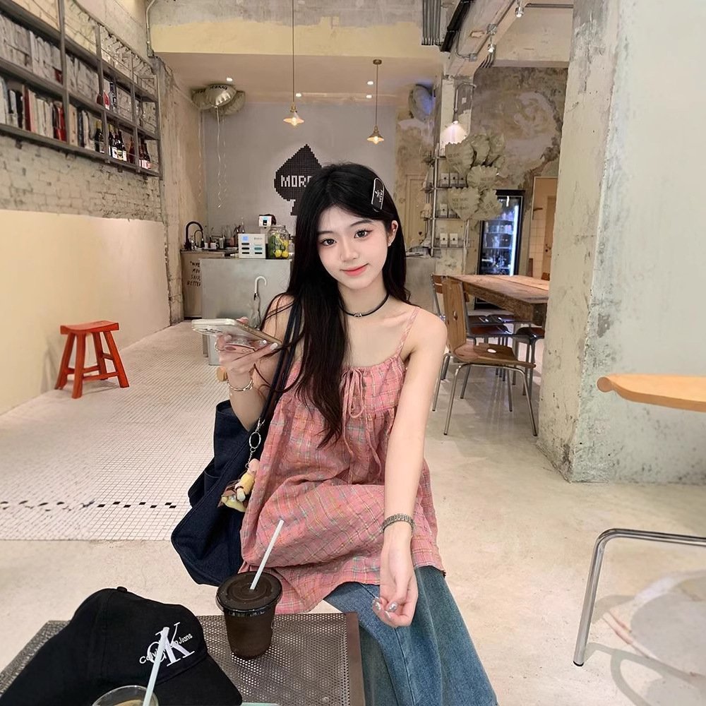 Elegant Plaid Camisole