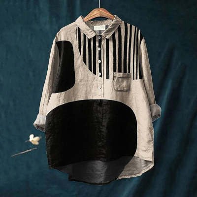 Elegant Commute Long-Sleeve Shirt for Women