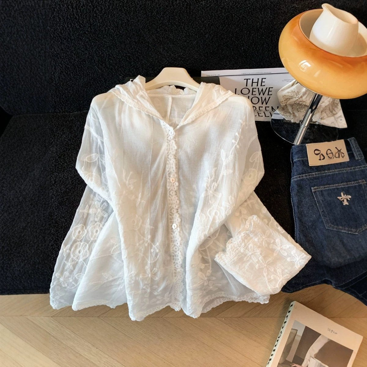 Elegant Embroidered Cardigan Top for Women