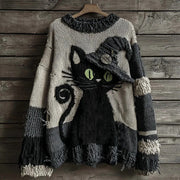 Cozy 3D Faux-Wool Sweatshirt for Women