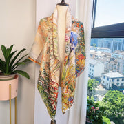 Warm Silk Wool Scarf