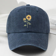 Protect Your Style with Sunflower Print Vintage Sun Hat