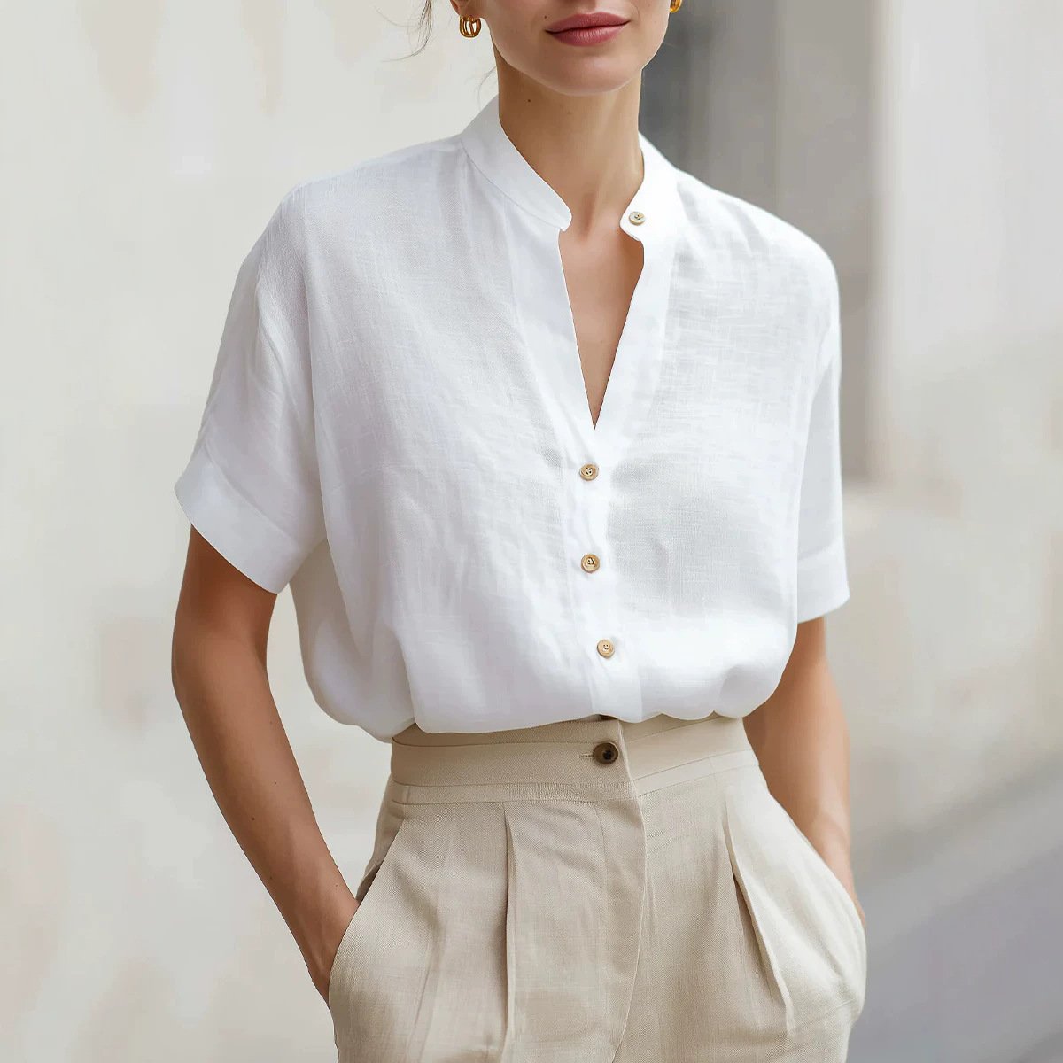 Versatile Women's Blouse Tops