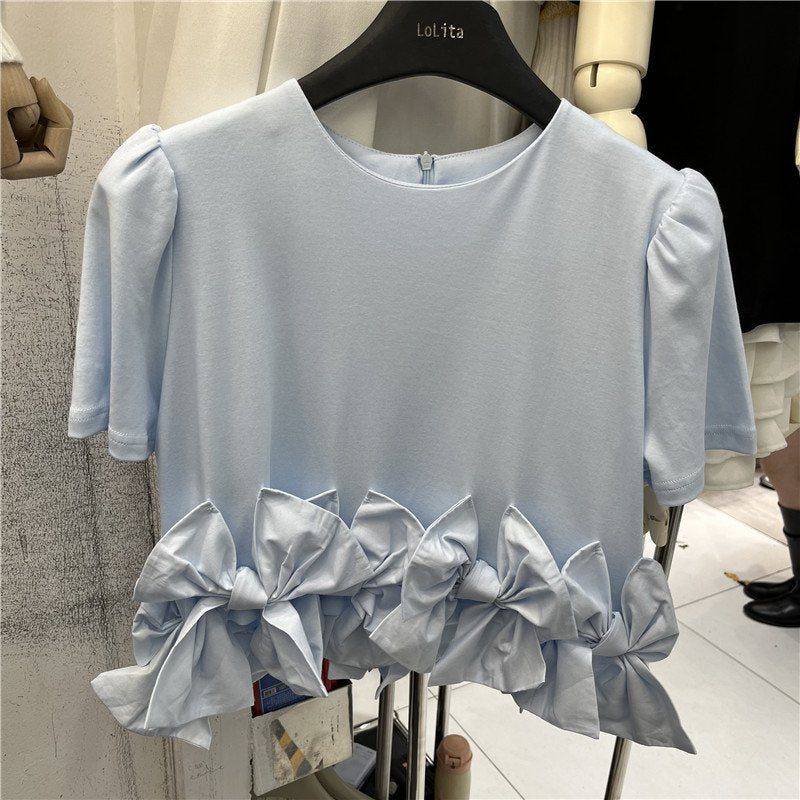 Casual Zipper Front T-Shirt for Women