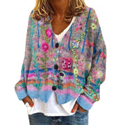 Cozy 3-Button V-Neck Cardigan Sweater