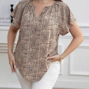 Comfortable European & American Style Short-Sleeve Top for Women
