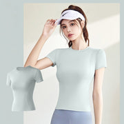 Tight-Fit Sports T-Shirt for Women - Breathable & Stretchy