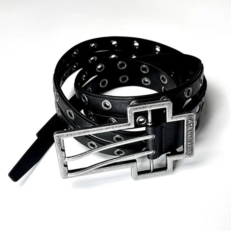 Timeless Cross-Strap Full-Grain Leather Belt